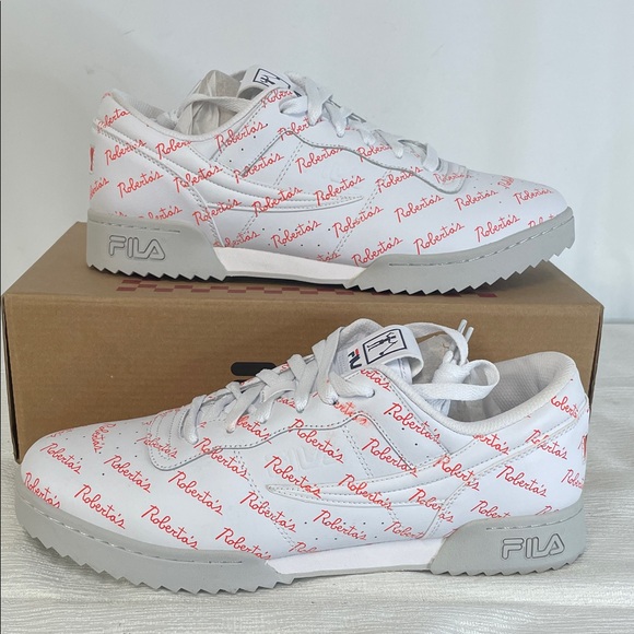 Fila Mens Original Fitness x Robertas Pizza - Running Shoes White/Red
FTL-08-062 - Picture 1 of 7